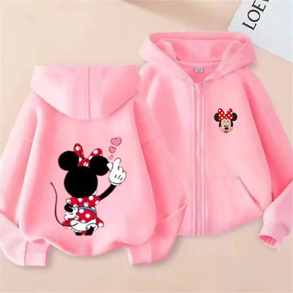 Sudadera Capucha Mickey Mouse Donald Duck Niños 3-12 Años - Hoodie Cremallera Disney