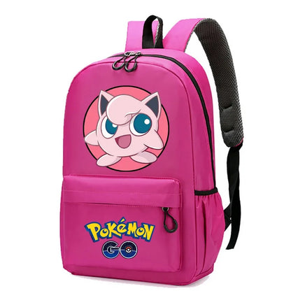 Mochila Pokémon Pikachu Gran Capacidad - Anime Escolar Primaria - Huellitas de Vida