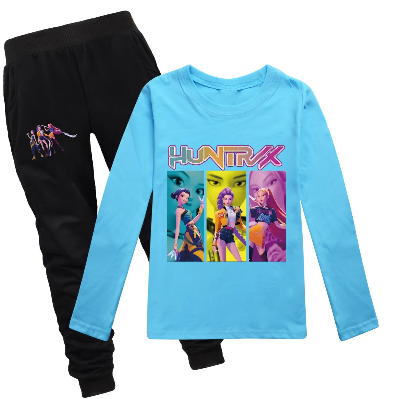 Camiseta Manga Larga KPop Demon Hunters Niños - Sudadera Algodón Streetwear