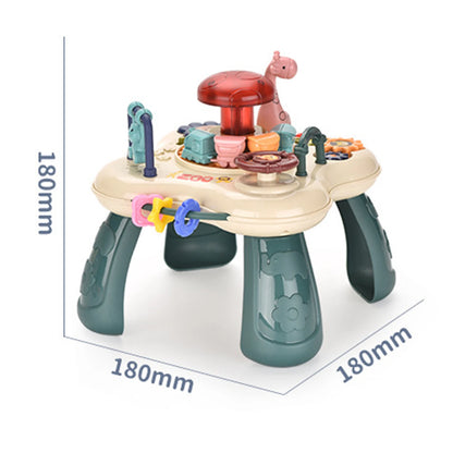 Mesa Actividades Musical Bebé - Centro Juegos Educativo Sonidos Luces Desarrollo Habilidades - Huellitas de Vida