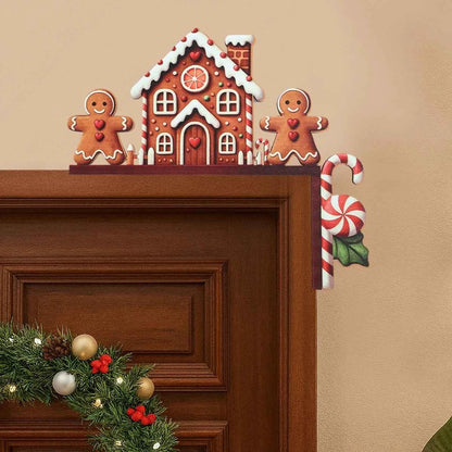 Adorno Navidad Madera Papá Noel Muñeco Nieve - Decoración Árbol 2025 Año Nuevo 2026