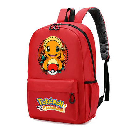 Mochila Pokémon Pikachu Gran Capacidad - Anime Escolar Primaria - Huellitas de Vida