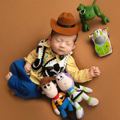 Outfit Fotografía Recién Nacido Anime - Disfraz Cosplay Niño Sesión Fotos Estudio Accesorios - Huellitas de Vida