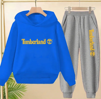 Conjunto Deportivo Niños 2-13 Años Letras - Sudadera Capucha y Pantalón Casual