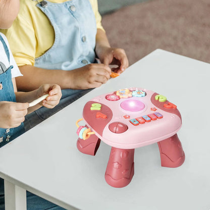 Mesa Actividades Musical Bebé - Centro Juegos Educativo Sonidos Luces Desarrollo Habilidades - Huellitas de Vida