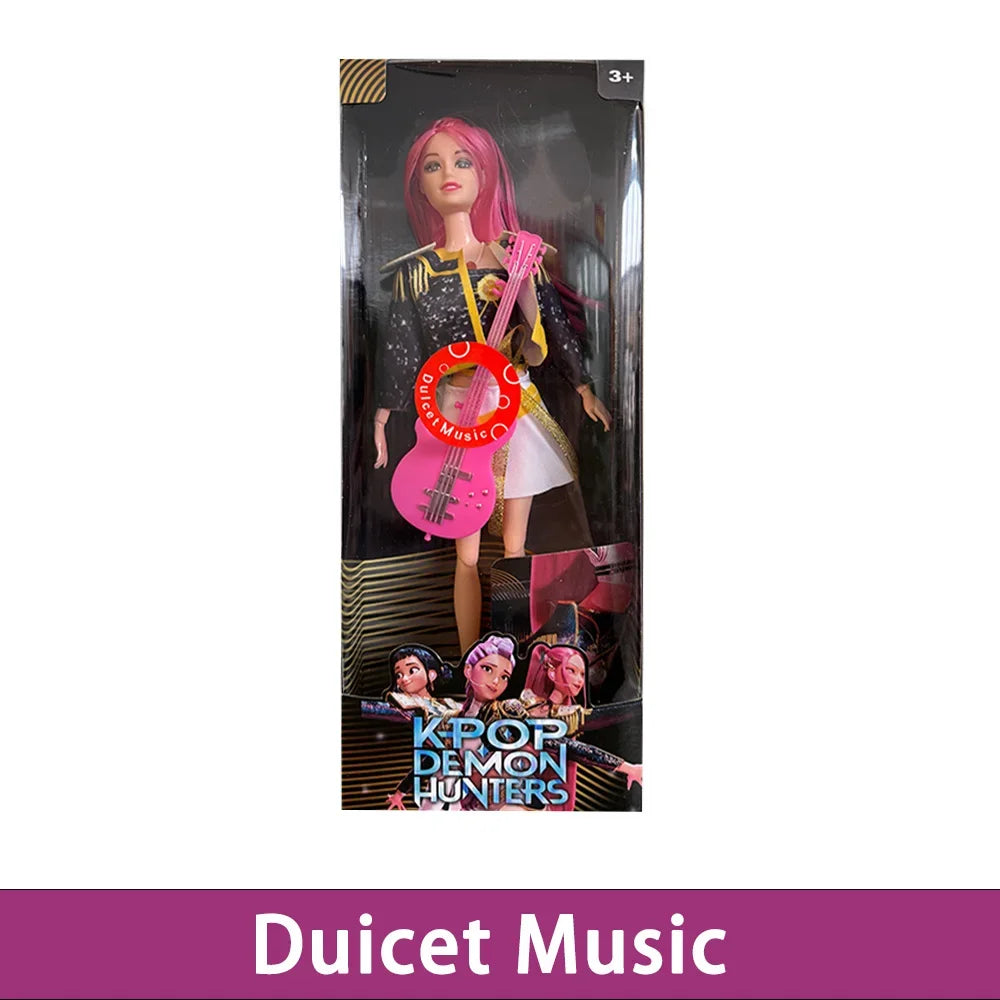 Muñeca Vinilo Anime K-Pop 30cm Rumi Mira Zoey - Cazadores Demonios Regalo Niñas