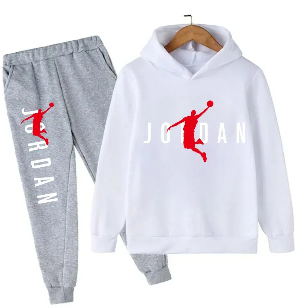 Conjunto Deportivo Slam Dunk Niños - Sudadera y Pantalón Baloncesto 2 Piezas