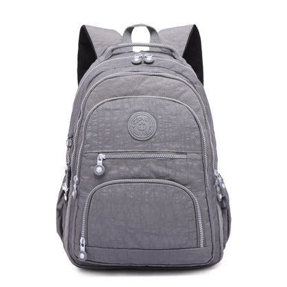 Mochila Escolar 2025 - Teenage Girl Nylon Impermeable Laptop - Huellitas de Vida