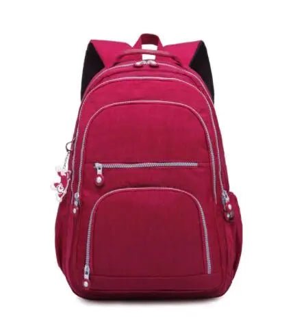 Mochila Escolar 2025 - Teenage Girl Nylon Impermeable Laptop - Huellitas de Vida
