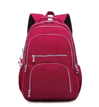 Mochila Escolar 2025 - Teenage Girl Nylon Impermeable Laptop - Huellitas de Vida