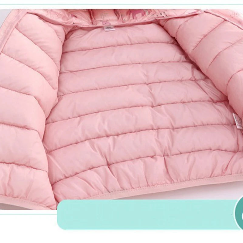 Chaqueta Unicornio Niñas Otoño Invierno - Abrigo Capucha Animales Cálido - Huellitas de Vida