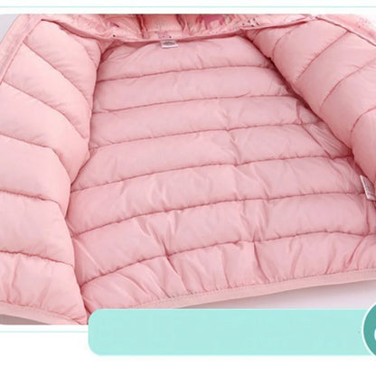 Chaqueta Unicornio Niñas Otoño Invierno - Abrigo Capucha Animales Cálido - Huellitas de Vida