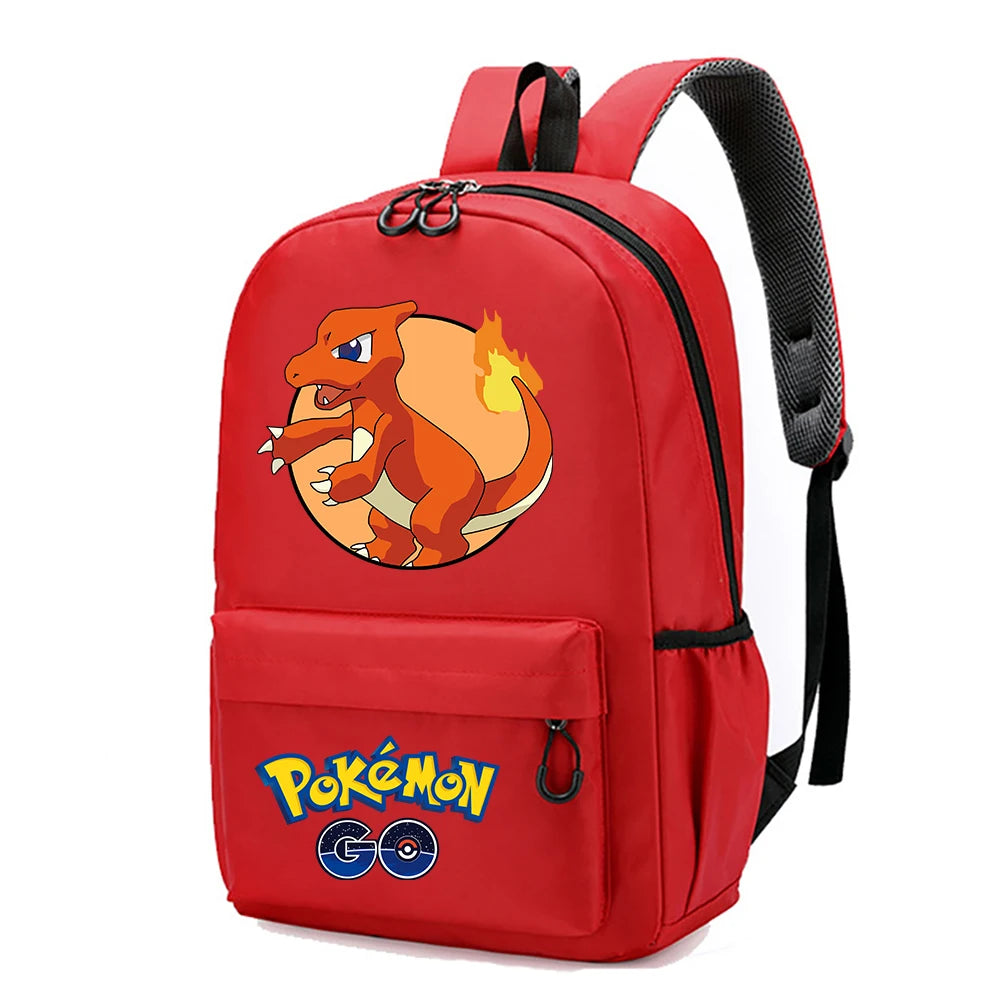 Mochila Pokémon Pikachu Gran Capacidad - Anime Escolar Primaria - Huellitas de Vida