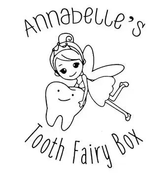 Caja Personalizada Ratoncito Pérez Madera - Caja Dientes Leche Nombre Personalizable Regalo Niños - Huellitas de Vida