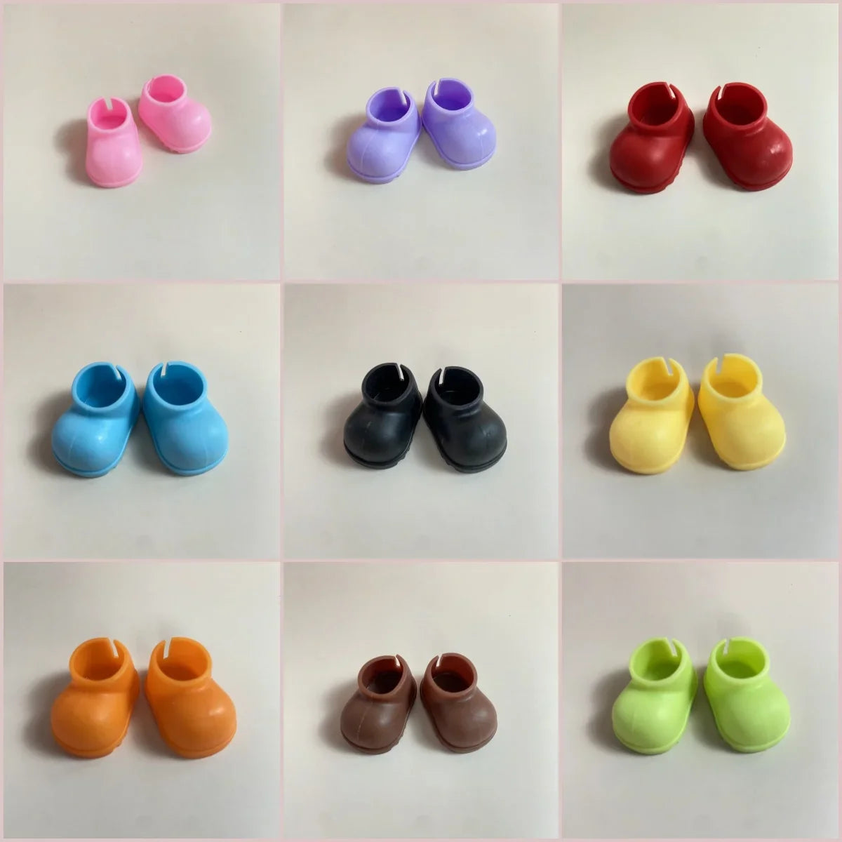 Botas de Lluvia Cortas para Labubu - Sit-Sit Party Zapatos 15-17cm - Huellitas de Vida