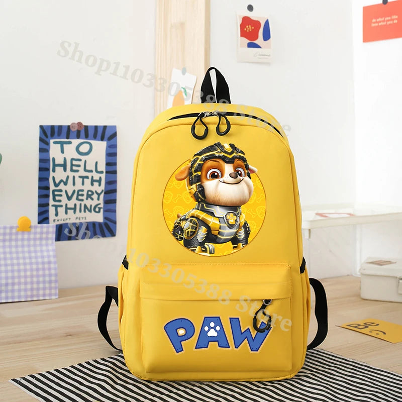 Mochila Paw Patrol Impermeable Nylon - Alta Capacidad para Estudiantes - Huellitas de Vida