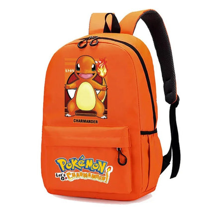 Mochila Pokémon Pikachu Gran Capacidad - Anime Escolar Primaria - Huellitas de Vida