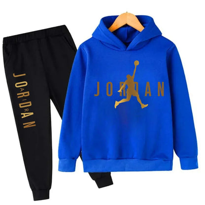 Conjunto Deportivo Slam Dunk Niños - Sudadera y Pantalón Baloncesto 2 Piezas