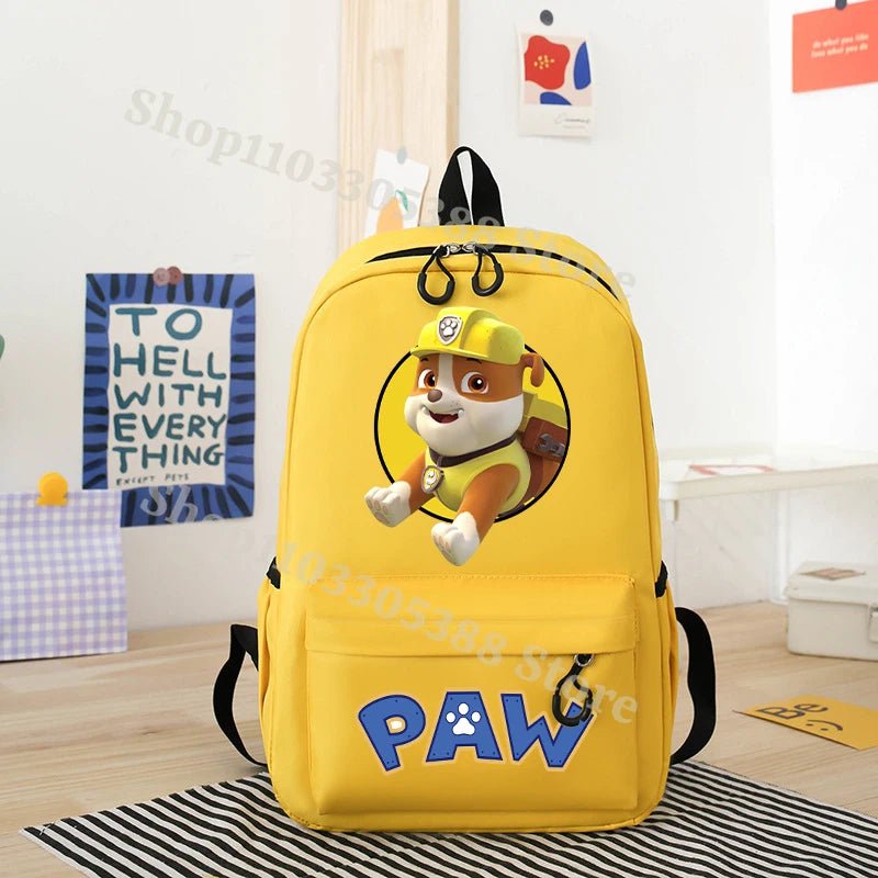 Mochila Paw Patrol Impermeable Nylon - Alta Capacidad para Estudiantes - Huellitas de Vida