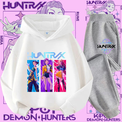 Conjunto Sudadera Niños K-pop - Sudadera y Pantalón 2 Piezas Estampado