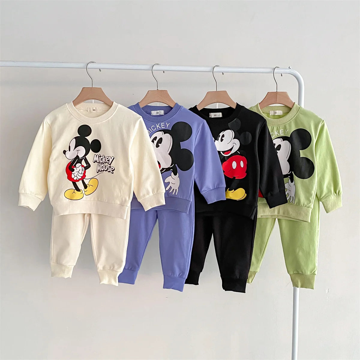 Conjunto Deportivo Mickey Mouse Niños - Sudadera y Pantalón Disney 2 Piezas