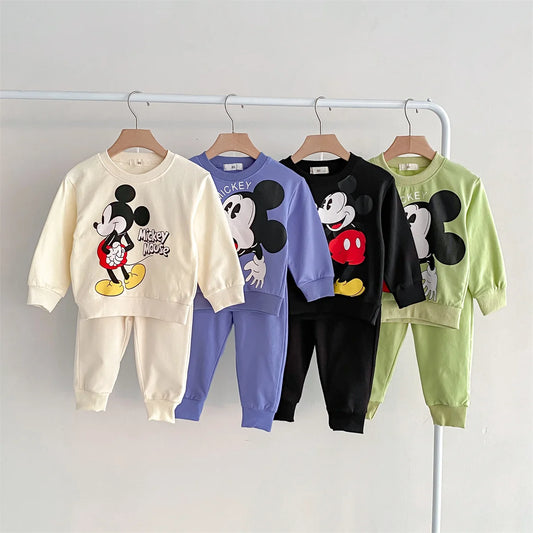 Conjunto Deportivo Mickey Mouse Niños - Sudadera y Pantalón Disney 2 Piezas