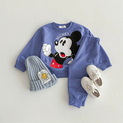 Conjunto Deportivo Mickey Mouse Niños - Sudadera y Pantalón Disney 2 Piezas