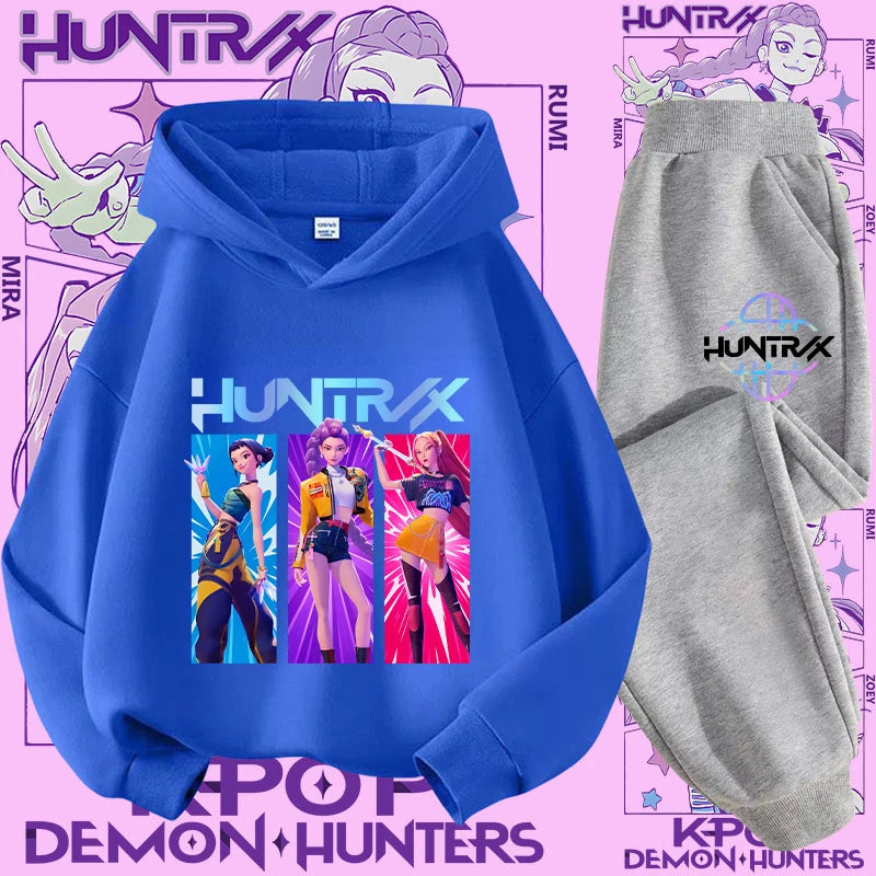 Conjunto Sudadera Niños K-pop - Sudadera y Pantalón 2 Piezas Estampado