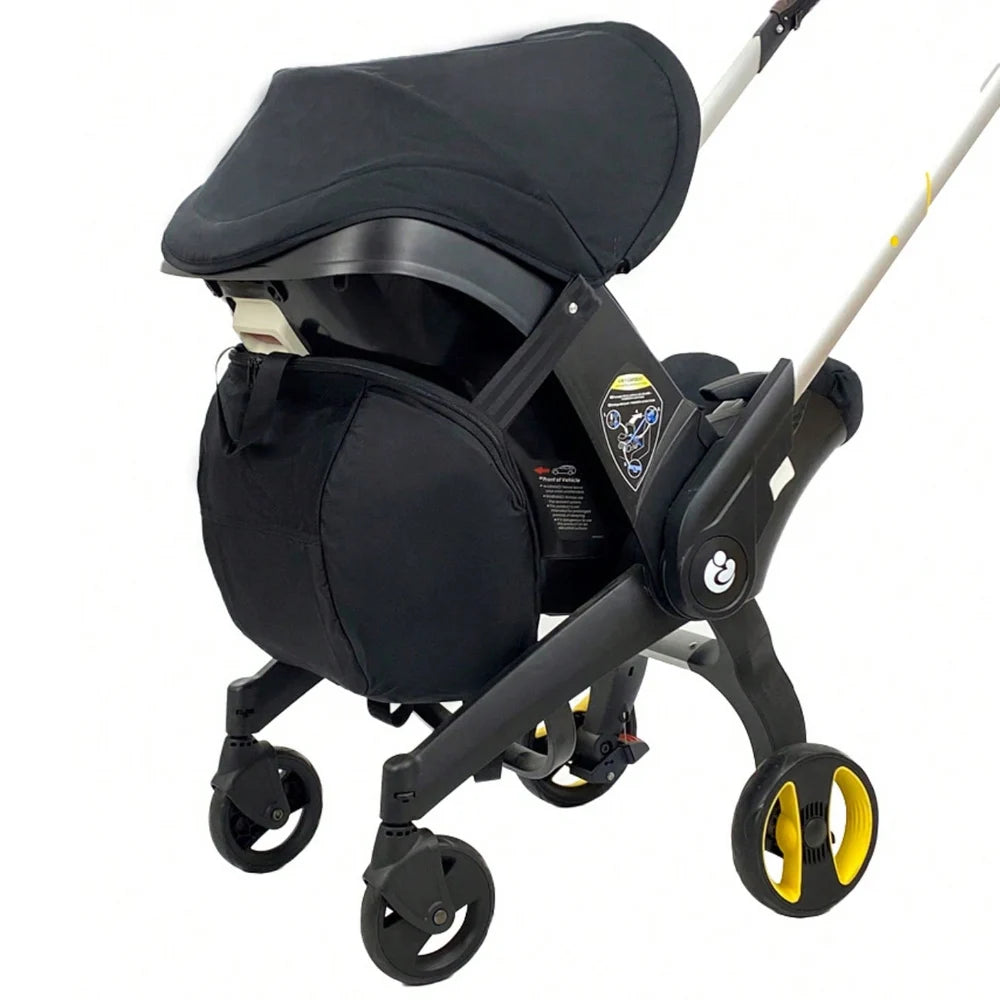 Bolsa Almacenamiento Silla Coche Bebé - Mochila Viaje Compatible Doona Cochecito Accesorios - Huellitas de Vida