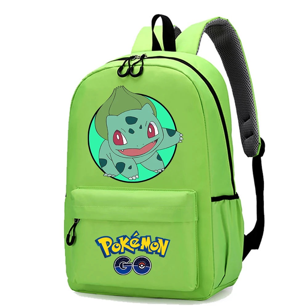 Mochila Pokémon Pikachu Gran Capacidad - Anime Escolar Primaria - Huellitas de Vida