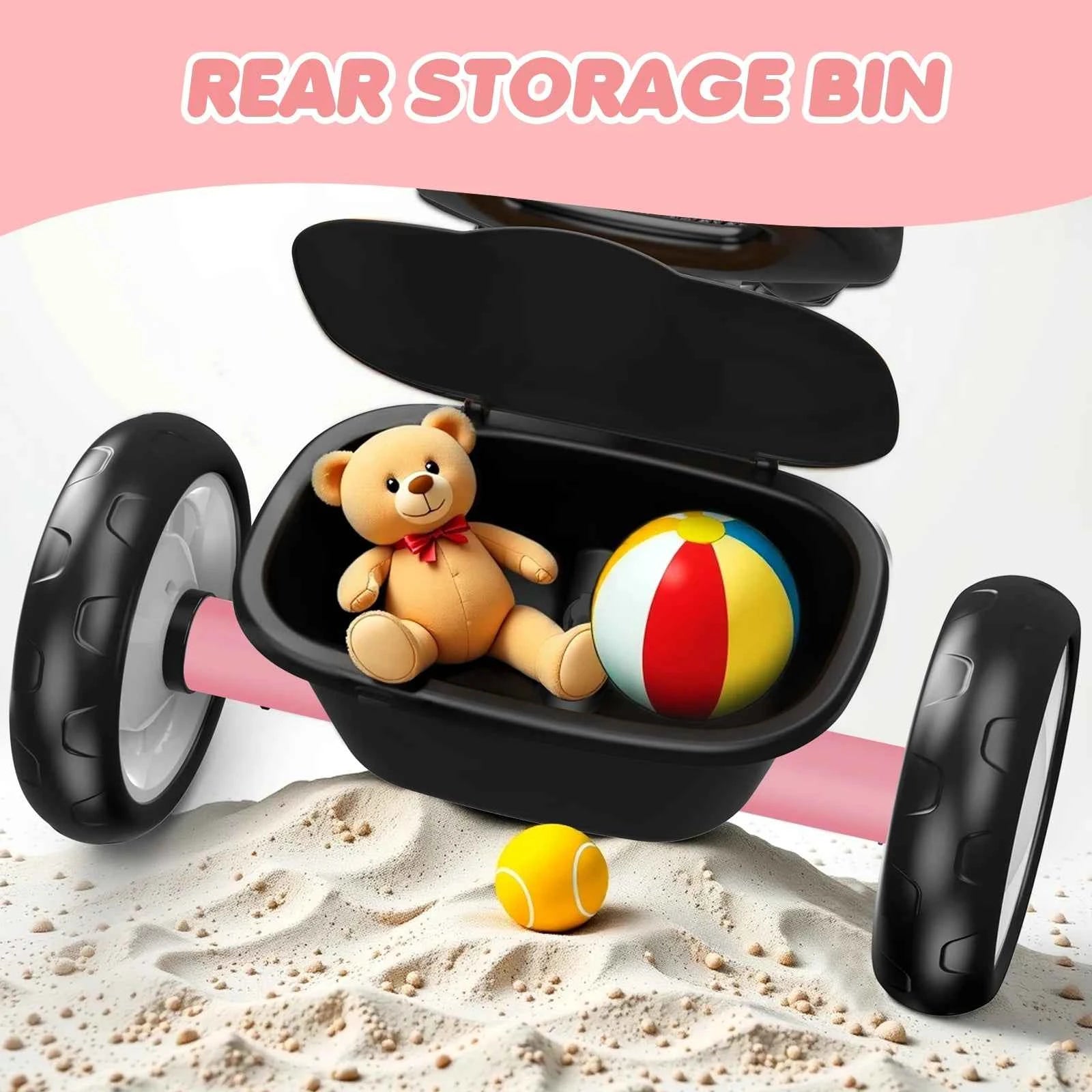 Bicicleta Equilibrio 3 Ruedas Sin Pedales 3-5 Años - Triciclo Andador Niños Regalo