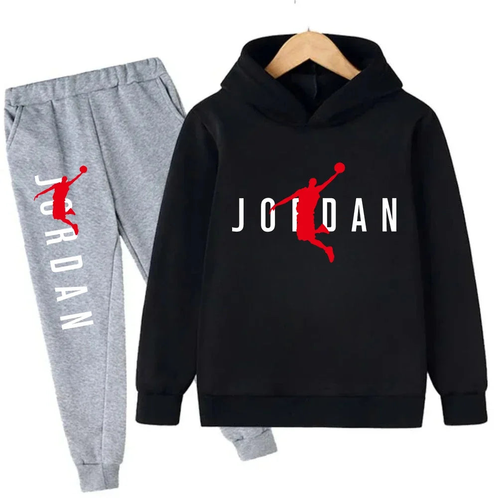 Conjunto Deportivo Slam Dunk Niños - Sudadera y Pantalón Baloncesto 2 Piezas