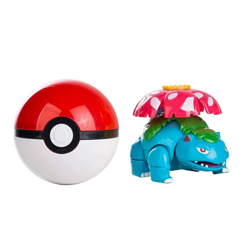 Figura Pokémon Blastoise Transformable - Pokeball Acción Deformación Niños Regalo