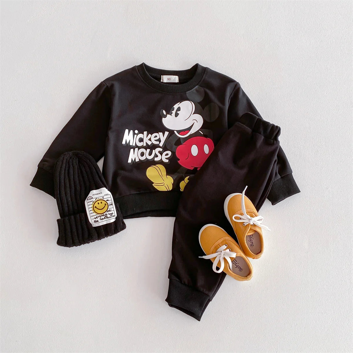 Conjunto Deportivo Mickey Mouse Niños - Sudadera y Pantalón Disney 2 Piezas