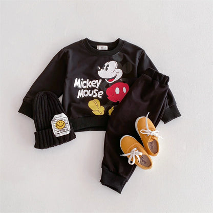 Conjunto Deportivo Mickey Mouse Niños - Sudadera y Pantalón Disney 2 Piezas