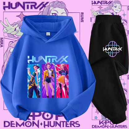 Conjunto Sudadera Niños K-pop - Sudadera y Pantalón 2 Piezas Estampado