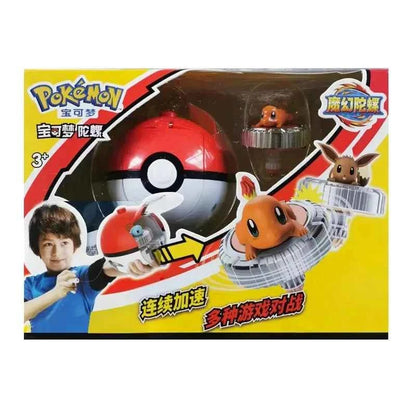 Peonza Batalla Pokémon Arena - Spinning Top Pikachu Charmander Squirtle Niños