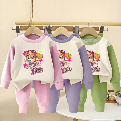 Pijama Paw Patrol Niños 9M-12 Años - Pijama Manga Larga Algodón Primavera Otoño