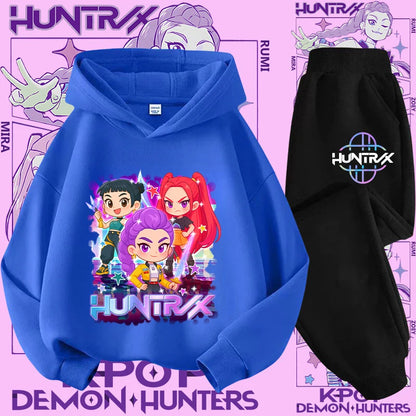 Conjunto Sudadera Niños K-pop - Sudadera y Pantalón 2 Piezas Estampado