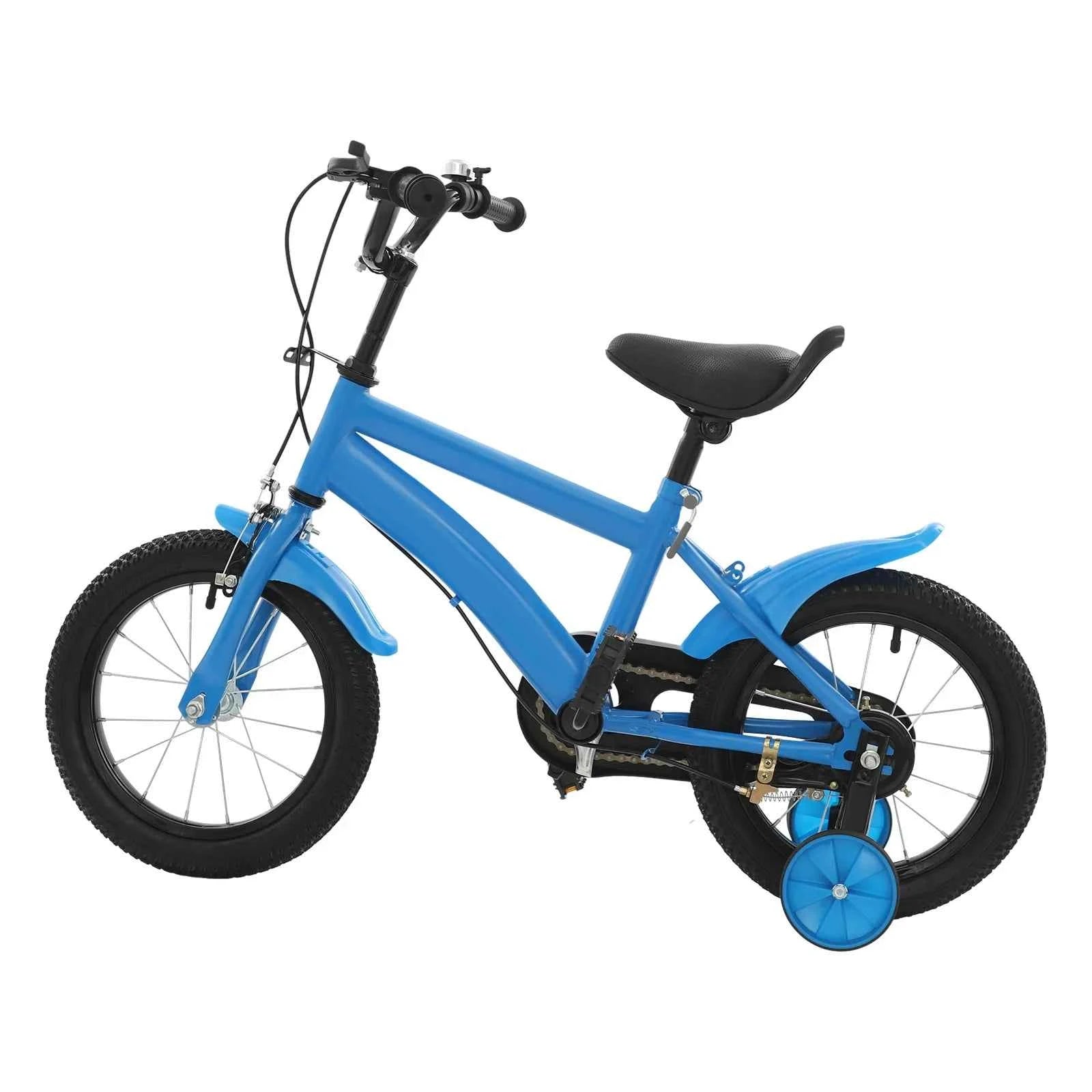 Bicicleta Infantil 14 Pulgadas Aprendizaje - Asiento Ajustable Doble Freno Niños
