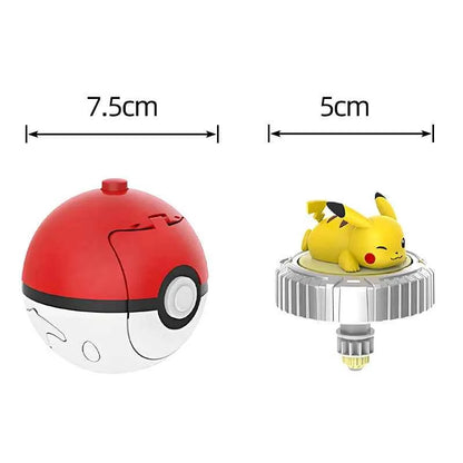 Peonza Batalla Pokémon Arena - Spinning Top Pikachu Charmander Squirtle Niños