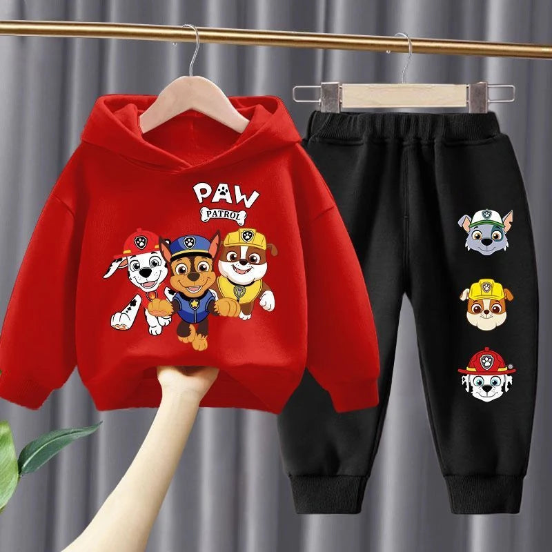 Conjunto de Ropa para Niño Paw Patrol Primavera-Otoño - Sudadera y Pantalón Cómodo - Huellitas de Vida