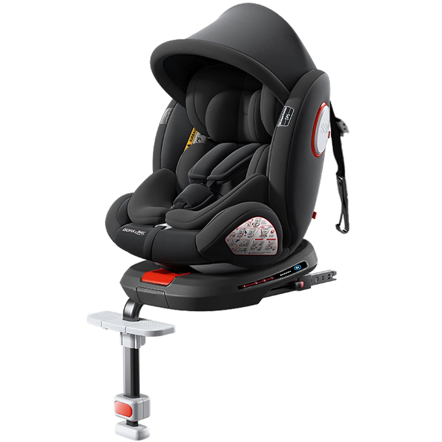 Silla Coche Bebé Isofix 0-12 Años Altura Ajustable - Seguridad Infantil ECE R129