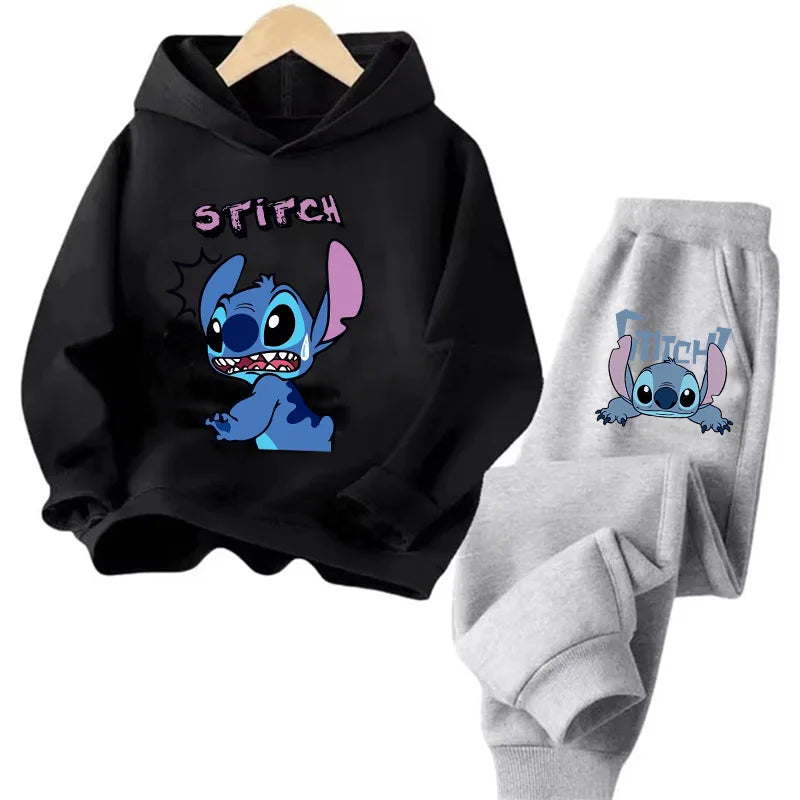 Sudadera Kawaii Anime Niños - Hoodie Stitch Manga 90s Otoño Casual - Huellitas de Vida