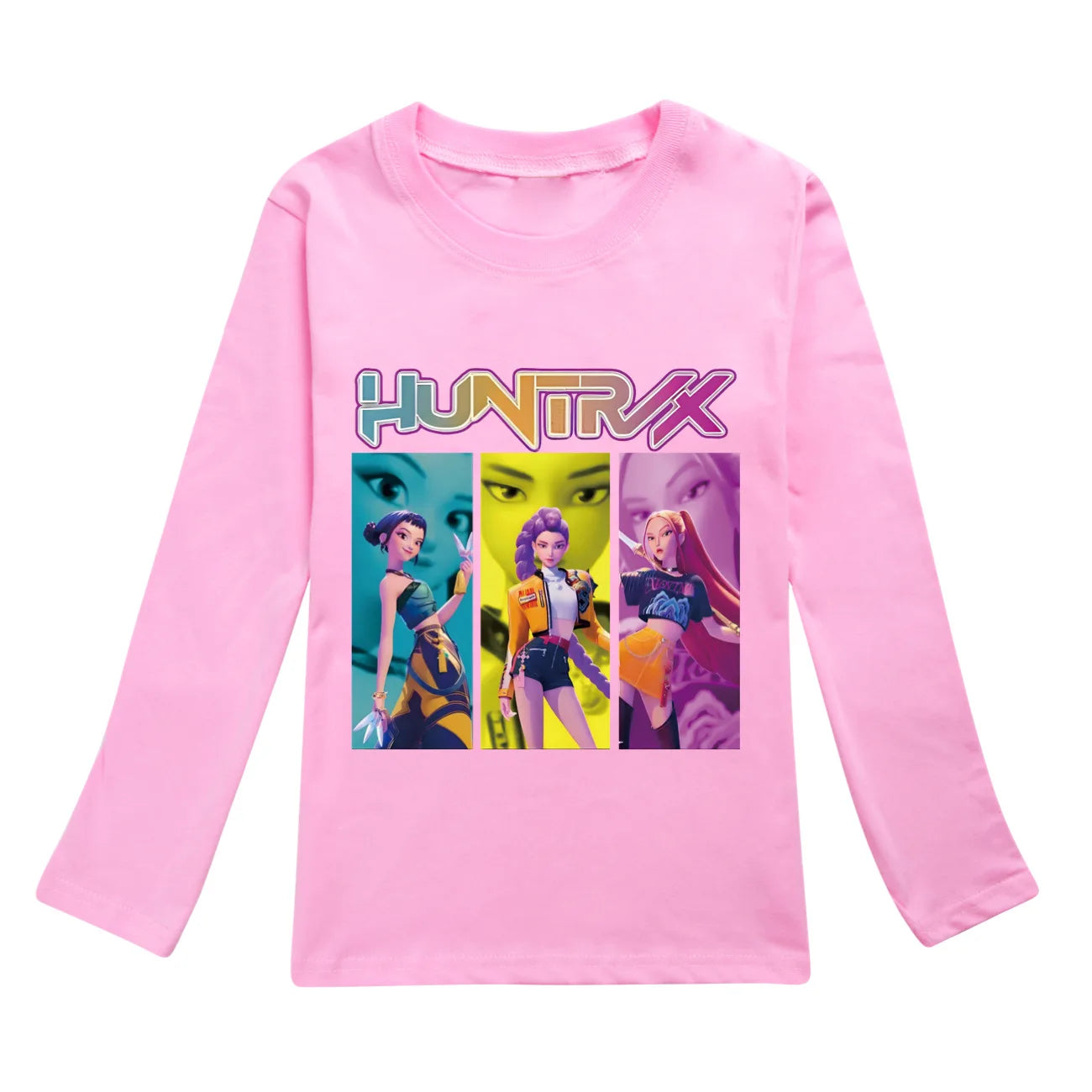Camiseta Manga Larga KPop Demon Hunters Niños - Sudadera Algodón Streetwear