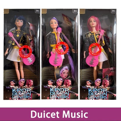 Muñeca Vinilo Anime K-Pop 30cm Rumi Mira Zoey - Cazadores Demonios Regalo Niñas