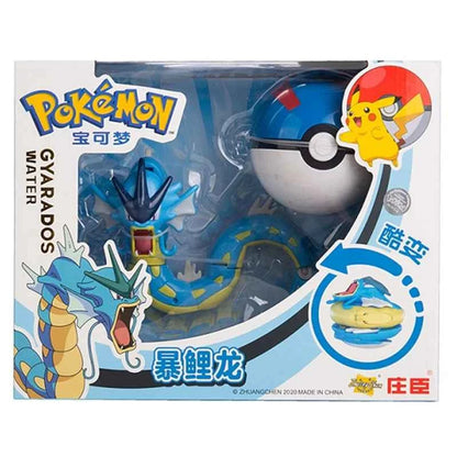 Figura Pokémon Blastoise Transformable - Pokeball Acción Deformación Niños Regalo