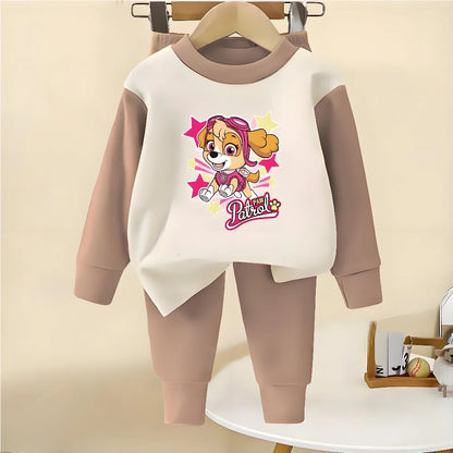 Pijama Paw Patrol Niños 9M-12 Años - Pijama Manga Larga Algodón Primavera Otoño