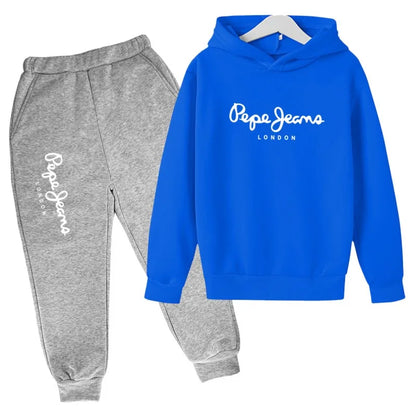 Conjunto Deportivo Niños 2-13 Años Letras - Sudadera y Pantalón Primavera Otoño