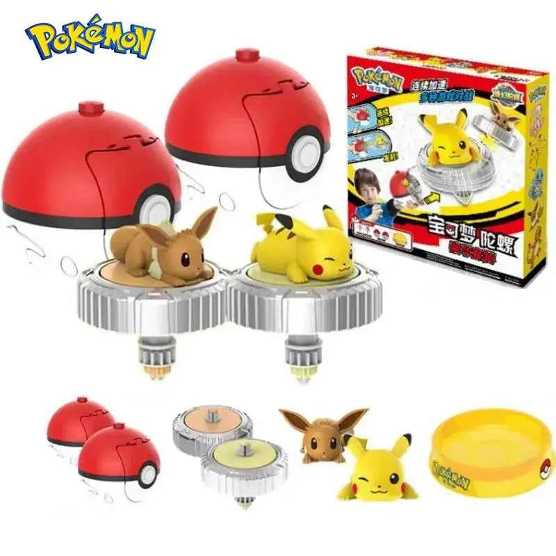 Peonza Batalla Pokémon Arena - Spinning Top Pikachu Charmander Squirtle Niños